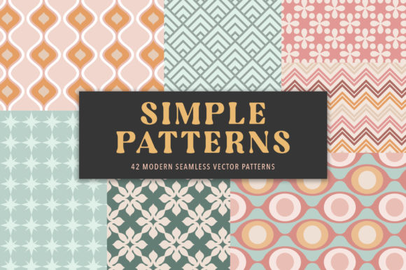 42 Simple Vector Patterns v2
