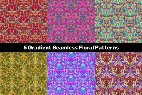 6 Gradient Seamless Floral Patterns: Strategic Design Assets for Purpose-Driven Creatives