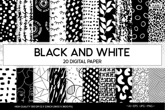 Black and White Seamless Patterns: Strategic Design Assets for Intentional Creativity