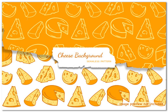 Cheese Background - Seamless Patterns