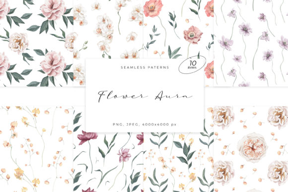 Flower Aura Watercolor Patterns: Strategic Design Assets for Purpose-Driven Creators