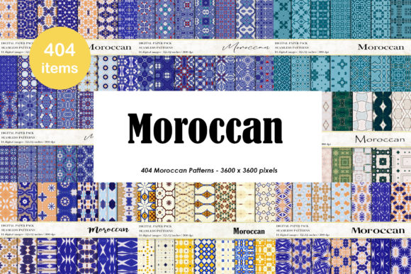 Moroccan Patterns Bundle