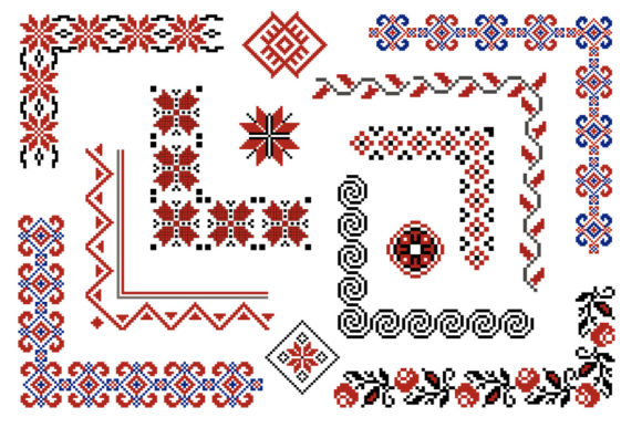 Ukrainian Seamless Ethnic Patterns