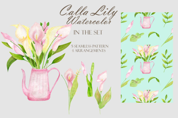 Watercolor Calla Lily Clipart Patterns: Thoughtful Design Assets for Purpose-Driven Creators